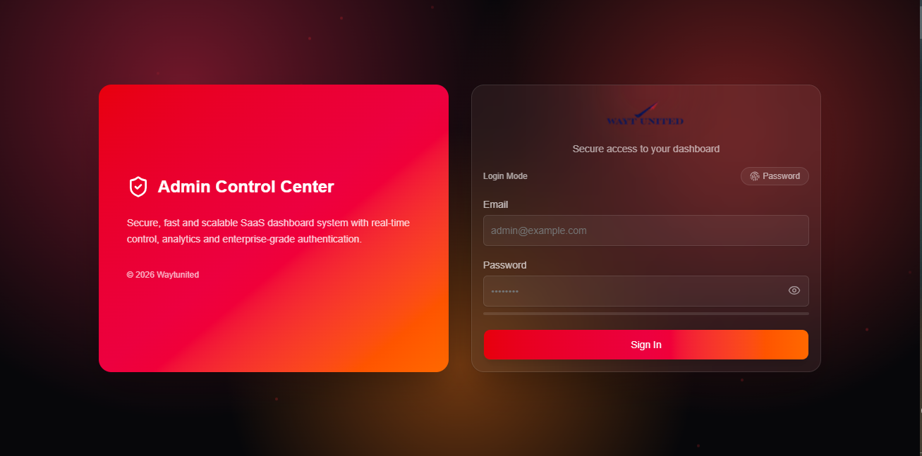 Login Screen